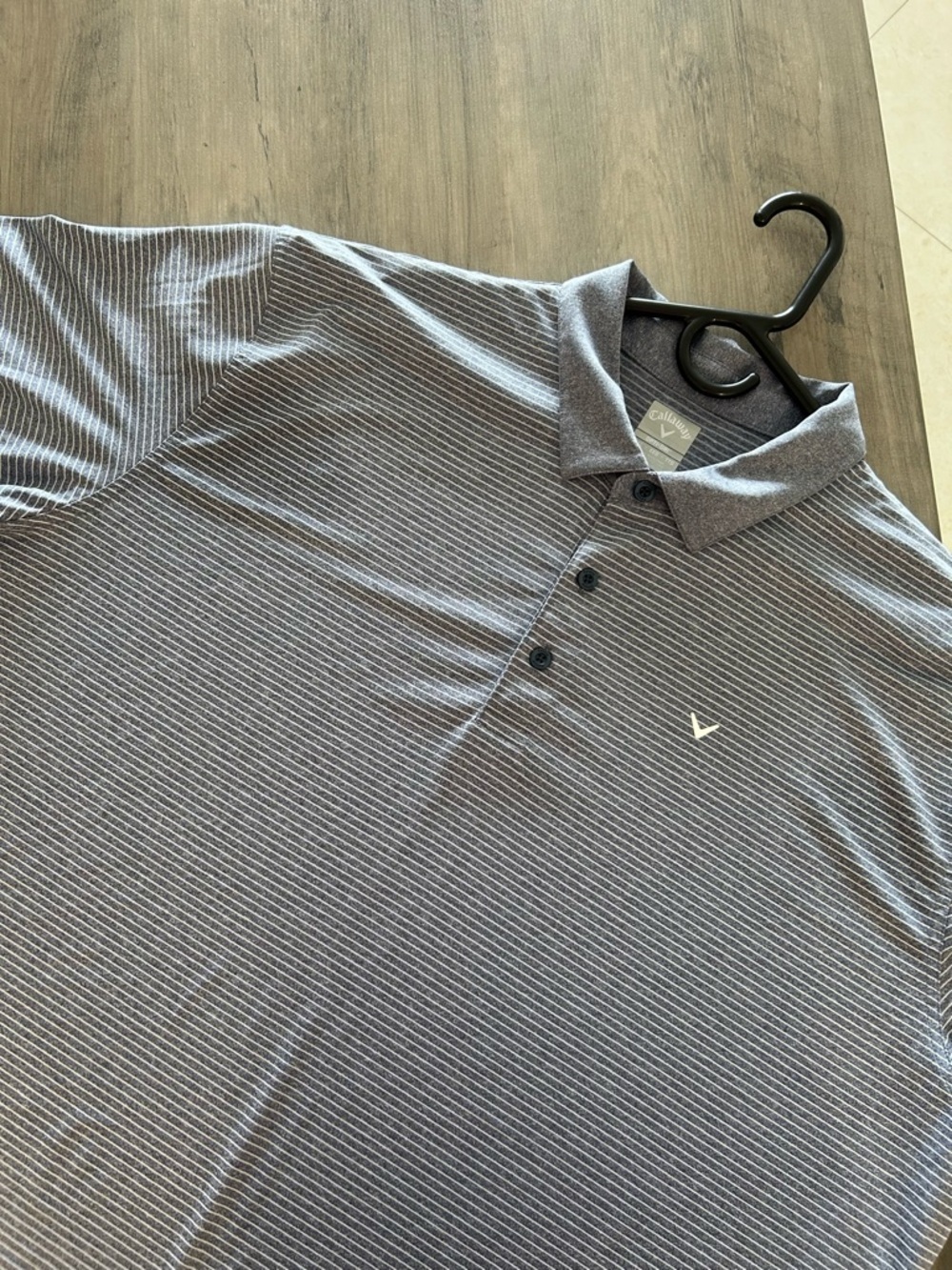 Callaway Opti Dri-Mens Performance Golf Polo Shirt XXL Grayish Blue